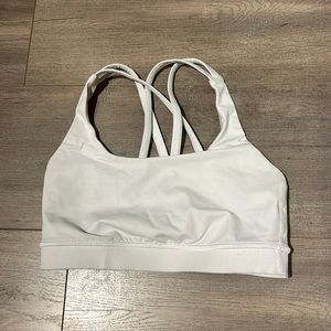 White Lululemon Sports Bra
